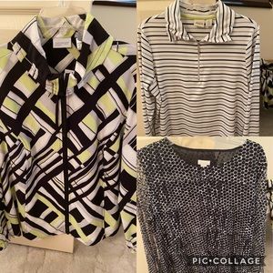 Three tops. All three or divide up. $ negotiable.